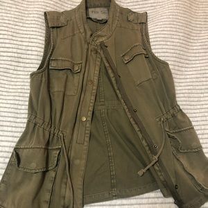 Green Cargo Vest